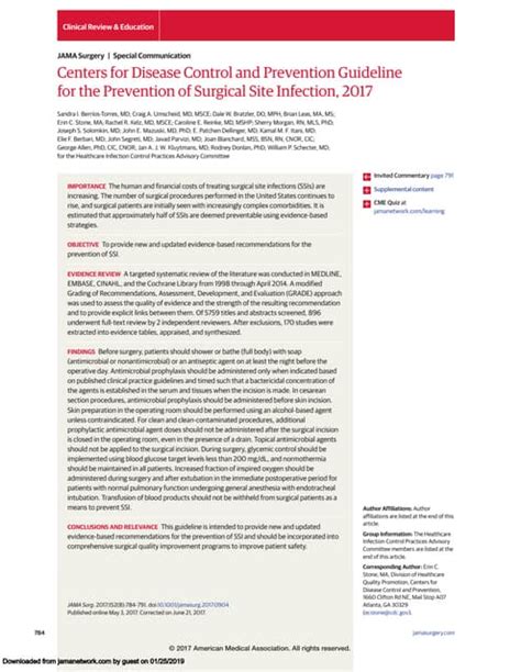 brazzler com|CDC Guideline for the Prevention of Surgical Site Infection, 2017.